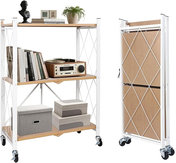 BAOYOUNI 3-Tier Vintage Industrial Bookshelf by BAOYOUNI