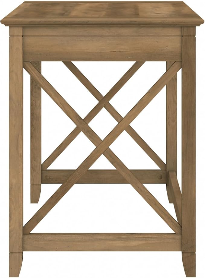 Bush Furniture Key West 48W Writing Desk in Reclaimed Pine - Image 8