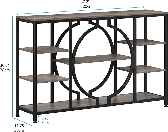 GiftGo 47" Industrial Console Tables - Image 2