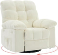 Rocking Recliner Chair, 360° Swivel Rocker Chair by GarveeHome