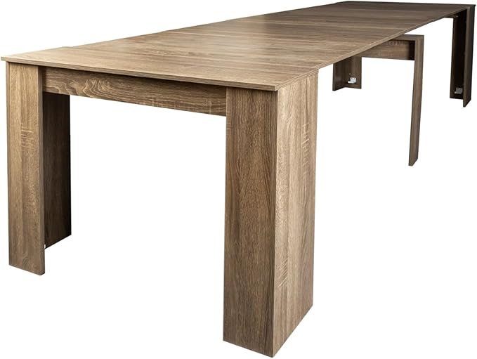 KEIKI 20"-118.5" L Extendable Foldable Dining Room Table - Image 7