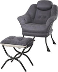 IDEALHOUSE Lazy Chair with Ottoman by IDEALHOUSE