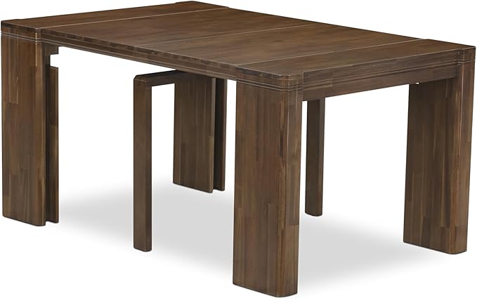 X07SI-B08-04 - 9 Pieces Mid Century Dining Set includes an Extendable Rectangle - Image 8