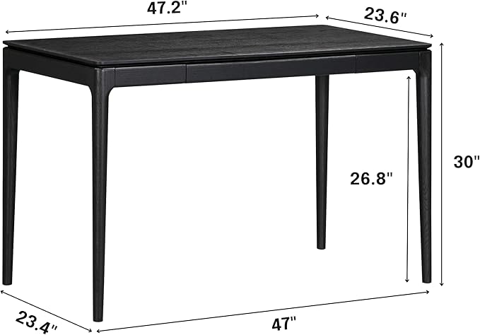 NTC Mingle Modern Wooden Rectangle Desk Table - Image 2
