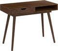 Bush Furniture Nora 40W Writing Desk in Dark Walnut | Computer Table by BushHome