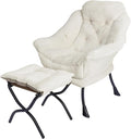 Lazy Chair with Folding Ottoman, Living Room Chairs, Accent Contemporary Lounge by Unknown