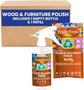 Natural Wood Cleaner & Furniture Polish by TrulyFreeHome