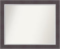 Amanti Art Brown Bathroom Mirror by AmantiArt