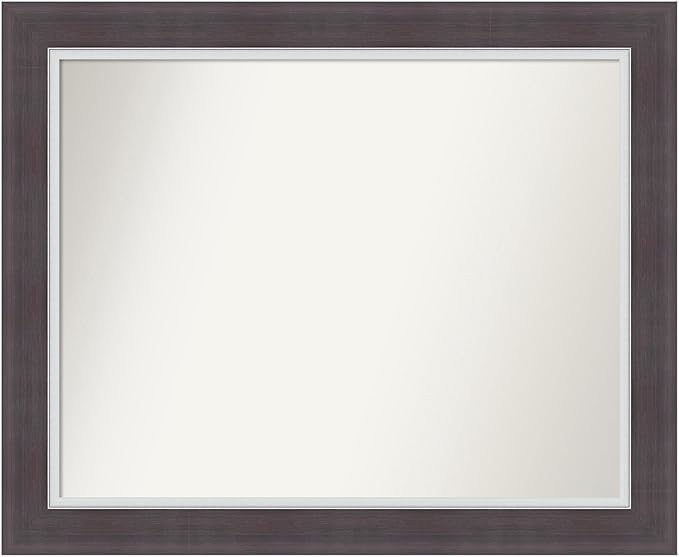 Amanti Art Brown Bathroom Mirror by AmantiArt