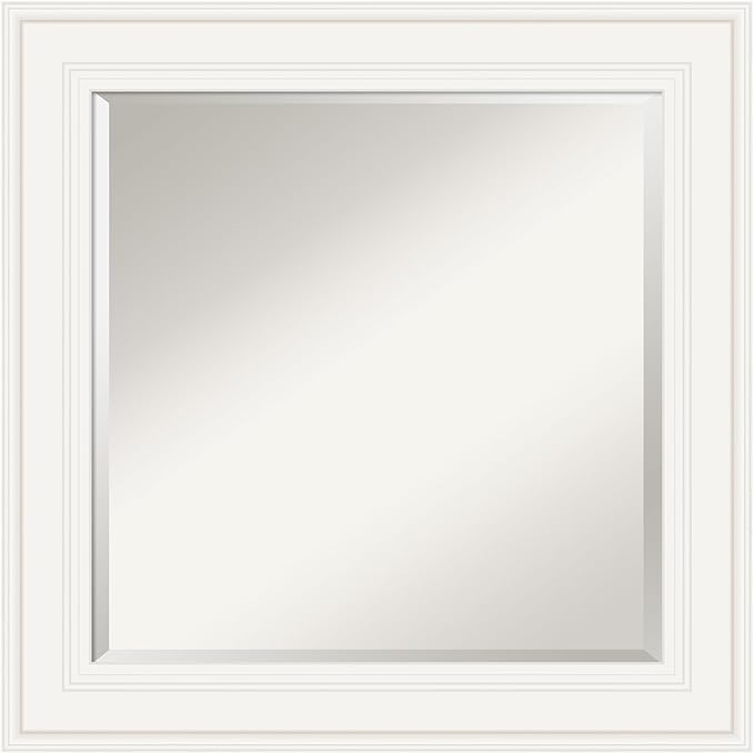 Amanti Art White Bathroom Mirror by AmantiArt