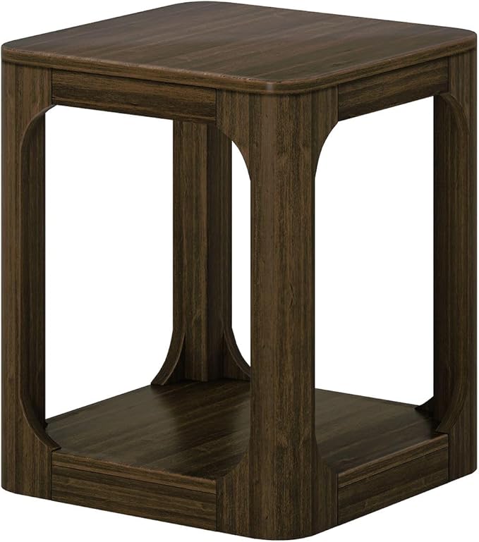 Plank+Beam Modern Rounded Square Side Table - Image 3