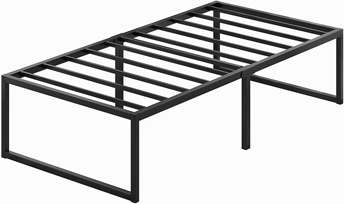 18 Inch Twin Bed Frames Heavy Duty Metal Twin Platform Bed Frame No Box Spring - Image 9