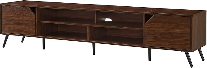 Walker Edison Nora Modern Minimal Open-Shelf TV Stand - Image 6