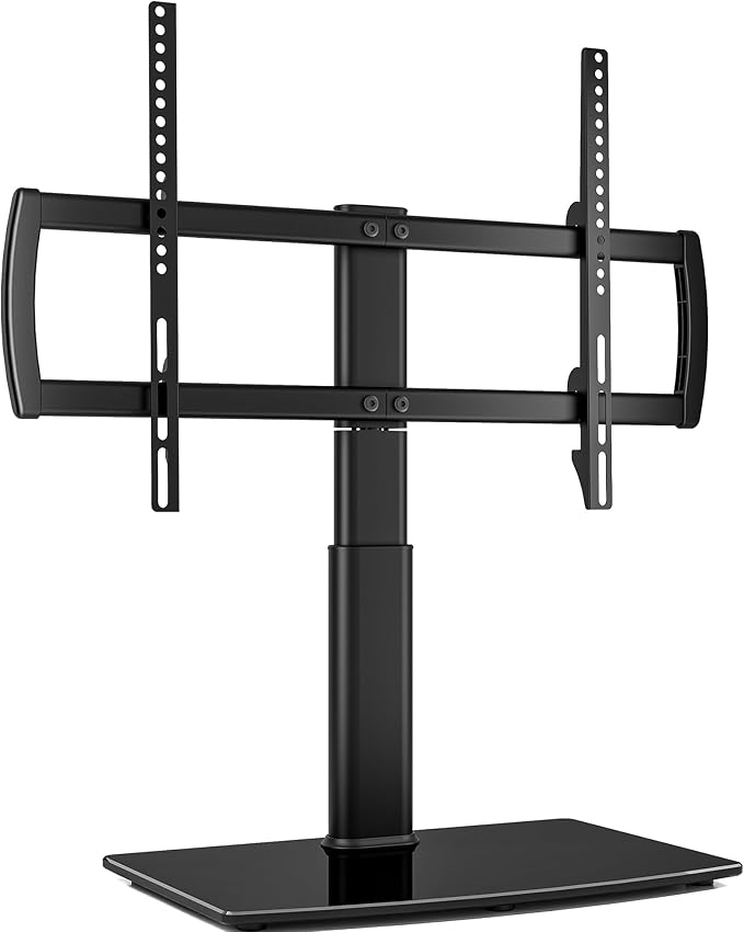 Universal Swivel TV Stand/Base Table Top TV Stand 32 to 65 inch TVs 80 Degree by HEMUDU