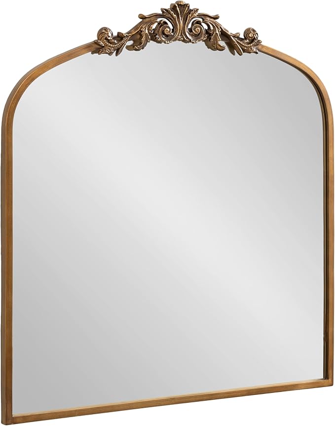 Kate and Laurel Arendahl Ornate Traditional Square Arched Mirror; 28 x 30; by KateandLaurel