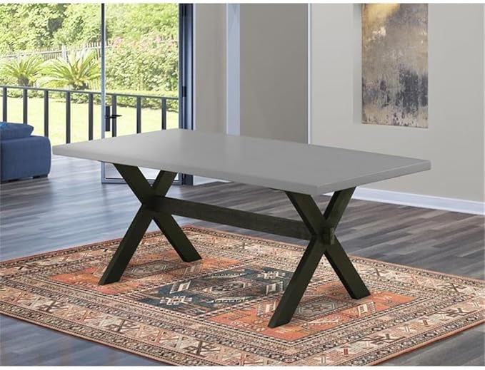 East West Furniture XT697 X-Style Kitchen Dining Table - Image 2
