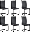 Modern Dining Chairs Set of 6, High Back Kitchen Chairs, Side Room Chair by Gopop