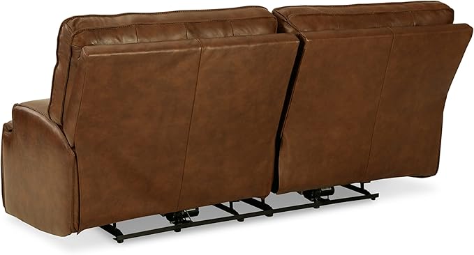 Signature Design by Ashley Francesca Modern Tufted Leather 2 Seat Power - Image 7