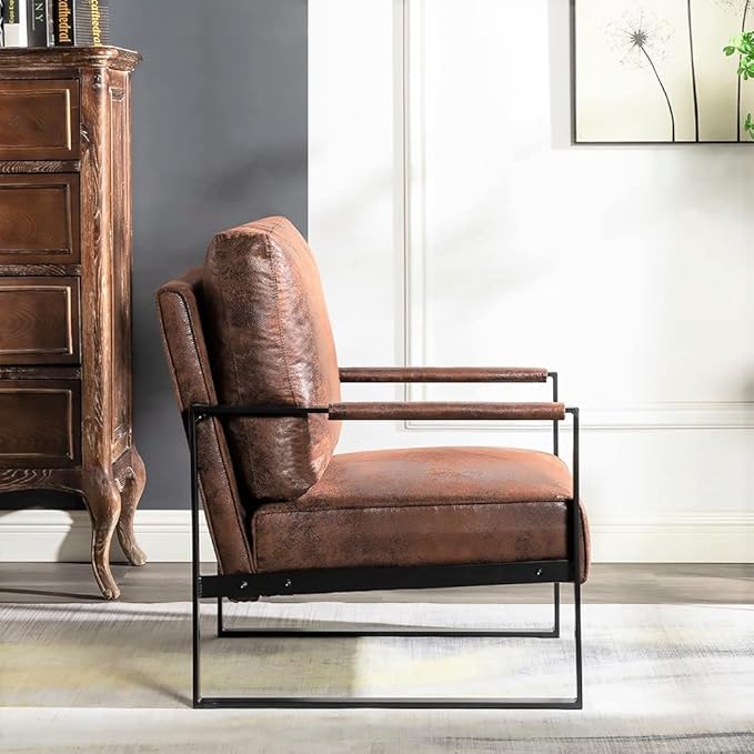 Container Furniture Classic Mid Century Modern Accent Chair - Image 7
