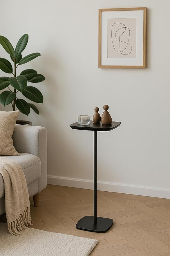 Modern Martini Pedestal Side Table - Image 3