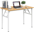 Need Folding Desk for Home Office 39-3/8 inch Length Modern Folding Table by Need