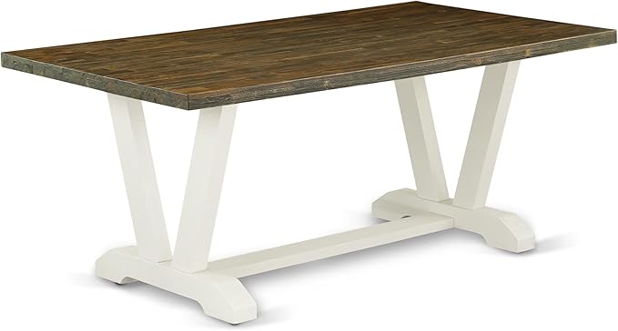 East West Furniture V077AB264-7 7 Piece Kitchen Table Set Consist of a - Image 3