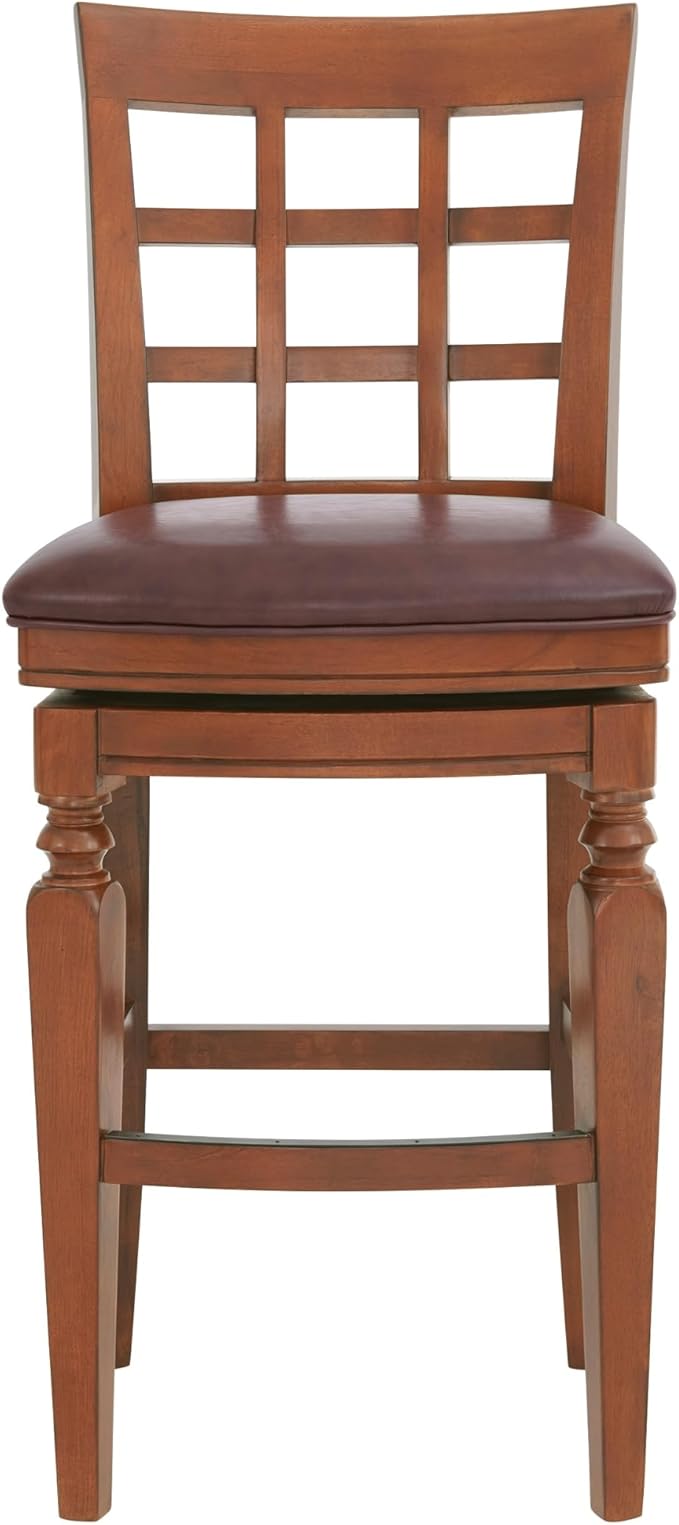Alaterre Furniture Napa Bar Height Swivel Stool - Image 8