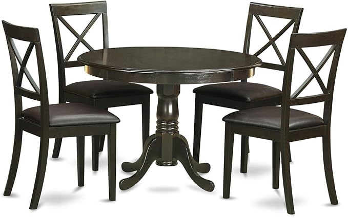 East West Furniture HLBO5-CAP-LC 5 Piece Dinette Set by EastWestFurniture