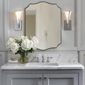 ANDY STAR Brushed Nickel Mirror, 22x30 Inch Silver Bathroom Vanity Mirror by ANDYSTAR