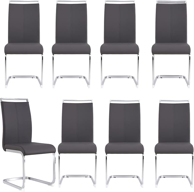 Dining Chairs Set, Kitchen Modern Metal Chairs by Gopop