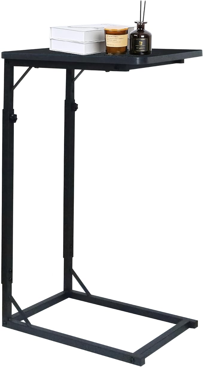 Premium Adjustable C Shaped End Table, Mini Side Tables - Image 8