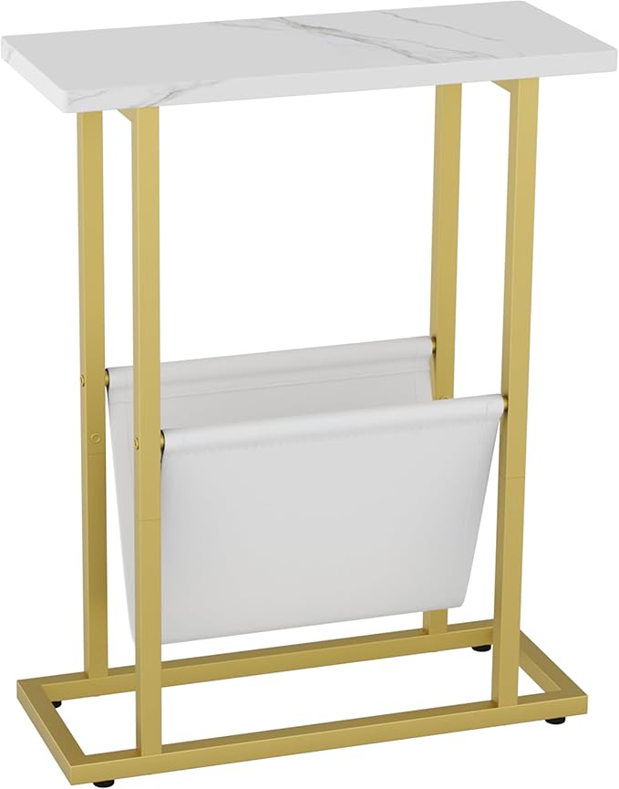 Yusong Narrow Side Table for Small Spaces, Small End Table - Image 9