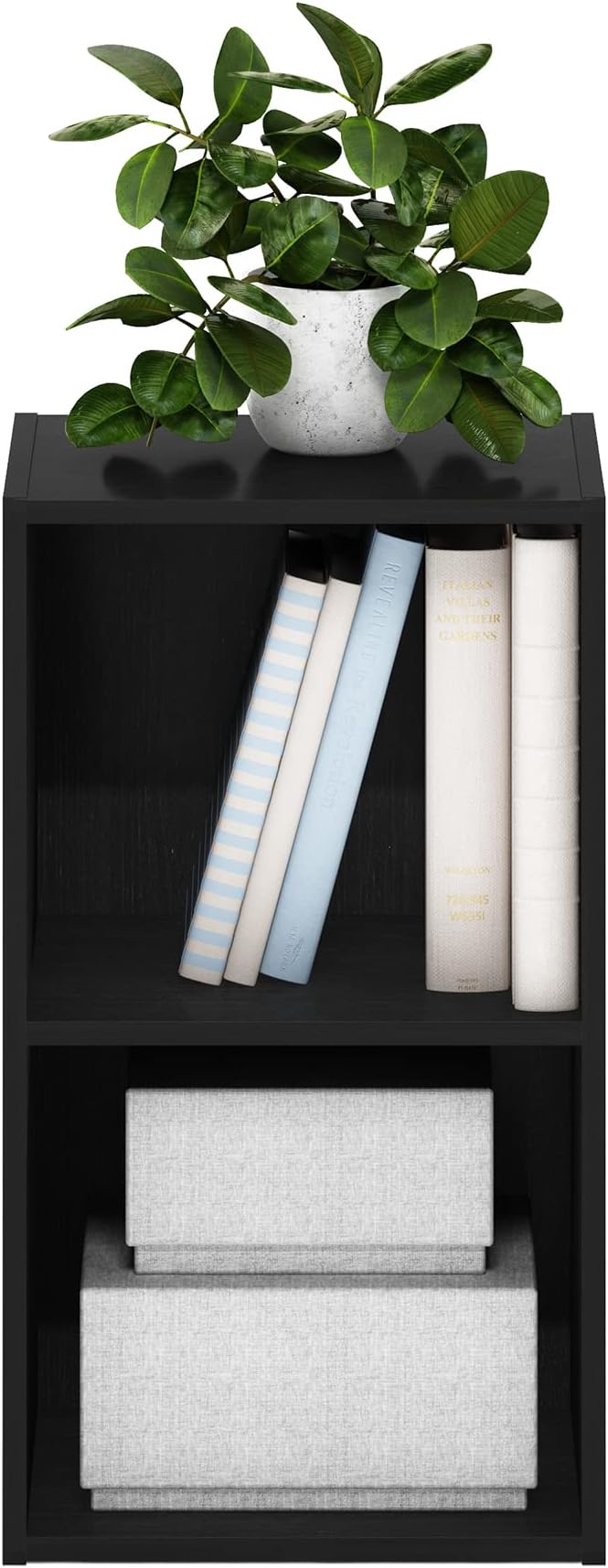 Furinno Luder Bookcase / Book / Storage, 2-Tier Cube - Image 4
