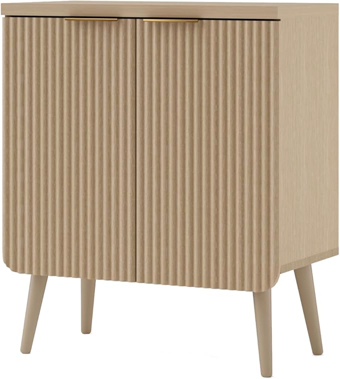 23.6" Sideboard Cabinet with 2 Doors, Modern Buffet Cabinet with Adjustable - Image 7