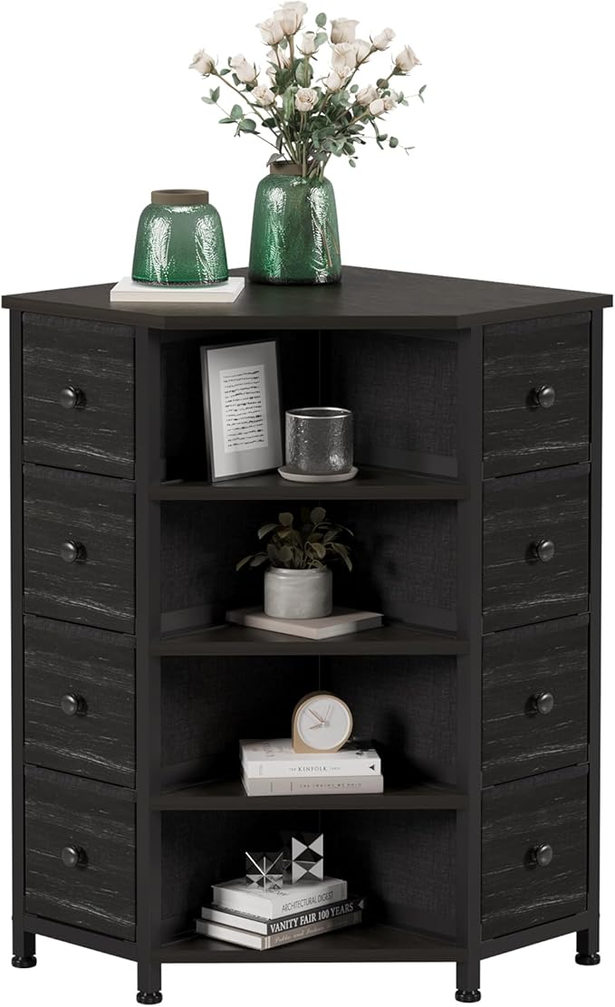 LUMTOK 8 Drawers Corner Dresser by LUMTOK