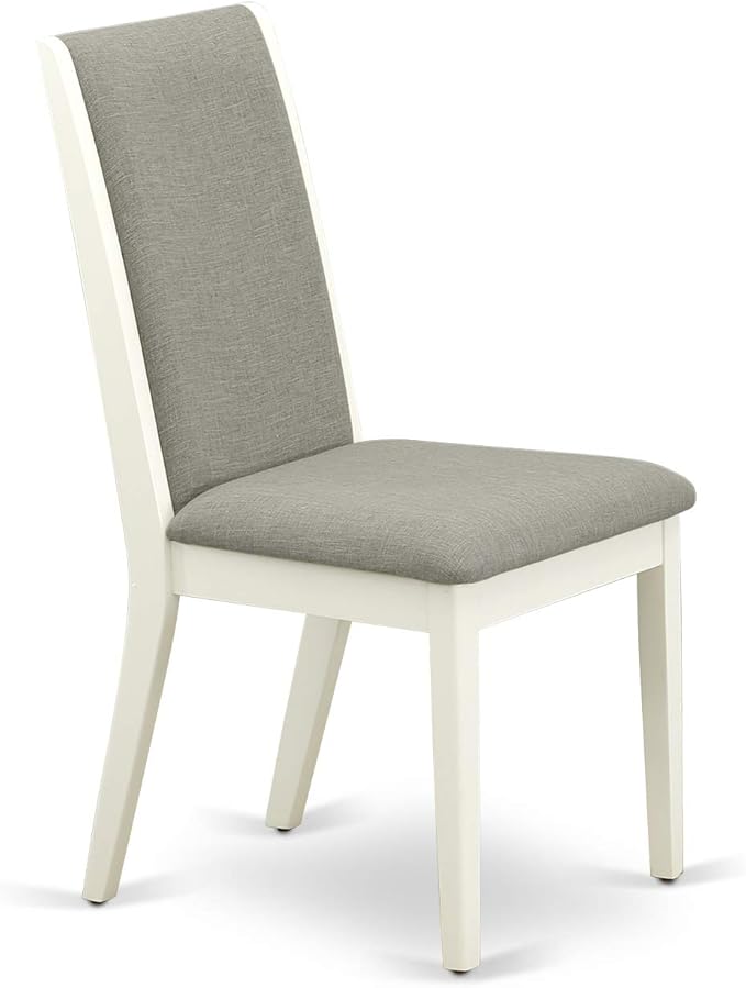 East West Furniture MZLA3-LWH-06 3 Piece Kitchen Table & Chairs Set Contains a - Image 10