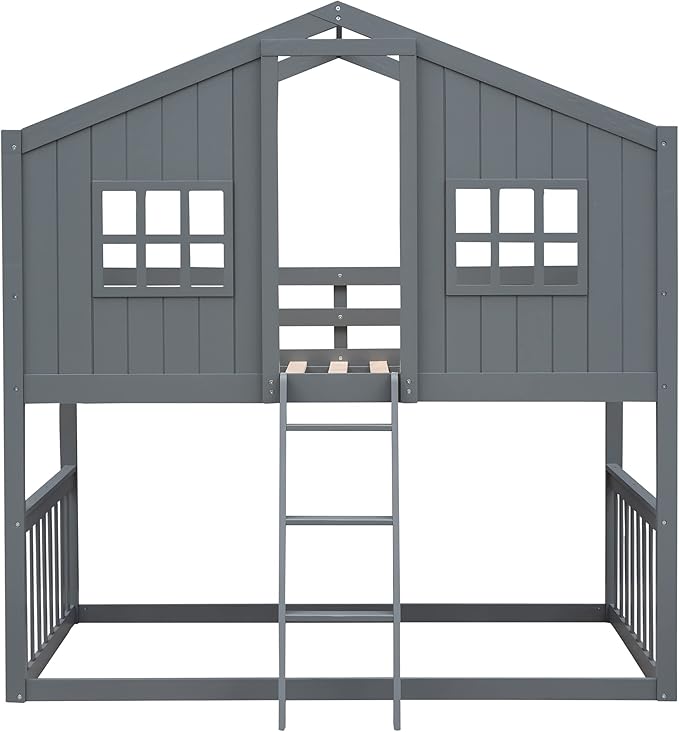 Ball & Cast Twin Over Twin Size House Bunk - Image 6