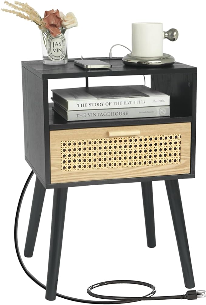 MaxSmeo Mid Century Modern Nightstand by MaxSmeo