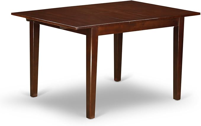 East West Furniture NOCE5-MAH-10 5 Piece Kitchen Table Set Includes a Rectangle - Image 4