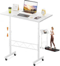 COMHOMA Small Standing Desk Adjustable Height & Tiltable Tabletop, Mobile Stand by ComHoma