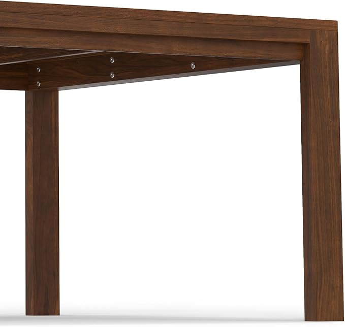 SIMPLIHOME Wilson Square Dining Table, Solid Wood Walnut Veneer, 54-inches - Image 13