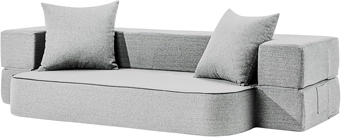 2-in-1 Folding Sofa Bed with Pillows by SUYOLS