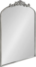 Kate and Laurel Arendahl Traditional Arch Mirror, 24 x 36, Antique Silver by KateandLaurel