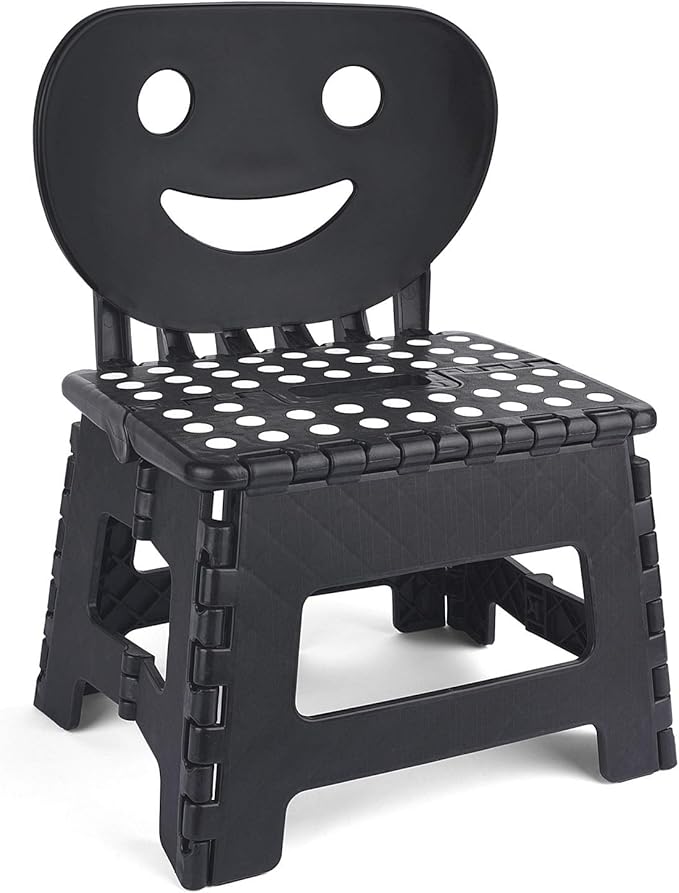 ACSTEP Folding Step Stool with Back Support by ACSTEP