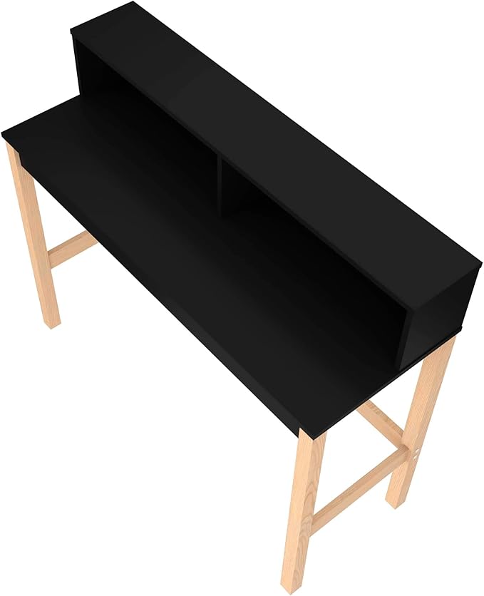 Manhattan Comfort Bowery 47 Inch Mid Century Modern Home Office Desk, Study - Image 5