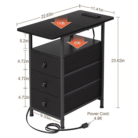 AMHANCIBLE End Tables Living Room - Image 3