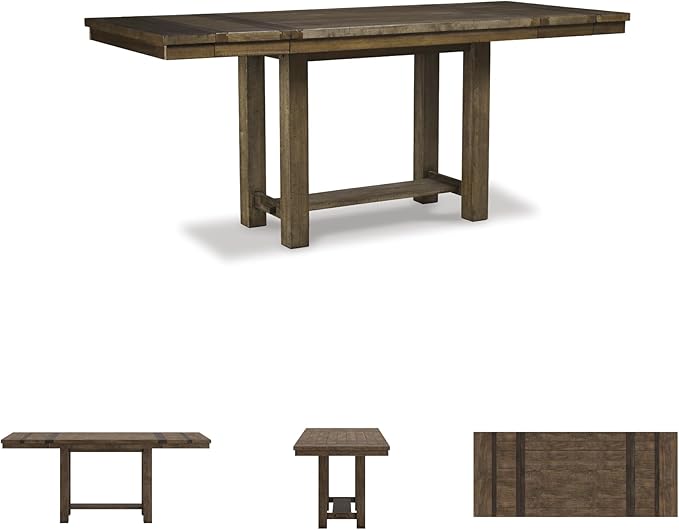 Signature Design by Ashley Moriville Rustic Farmhouse 36" Counter Height Dining - Image 6