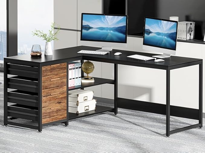 Tribesigns L Shaped Computer Desk - Image 8