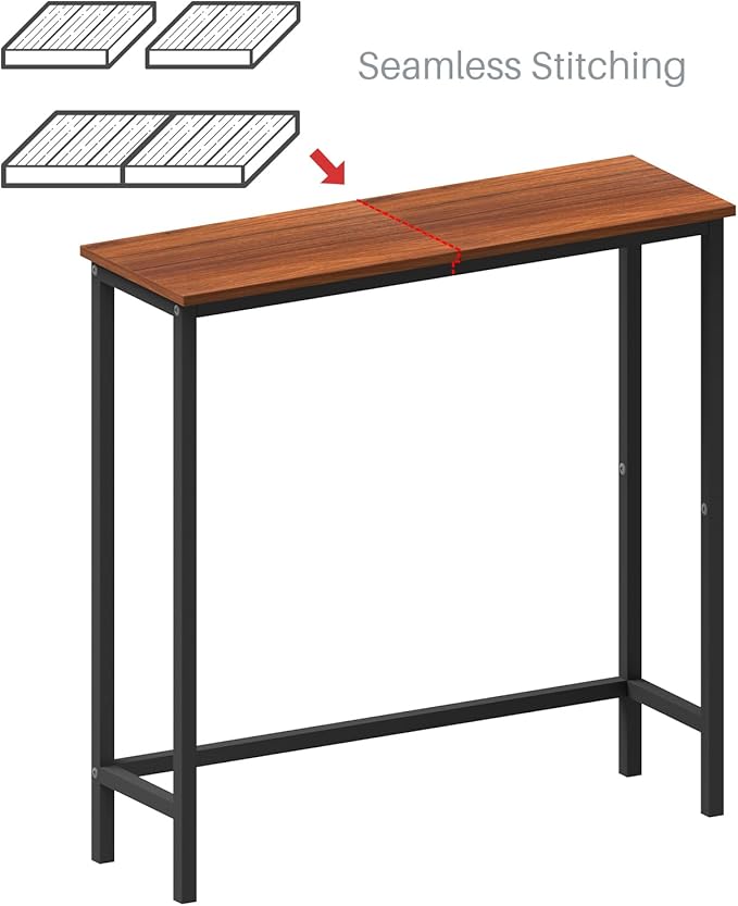 HollyHOME Narrow Console Table, 29.5" Slim Entryway Table, Sofa Stand, Hallway - Image 7