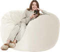 HABUTWAY Bean Bag Chair: Giant 4' Memory Foam Furniture Bean Bag Chairs by HABUTWAYMakeYourLifeComfortable